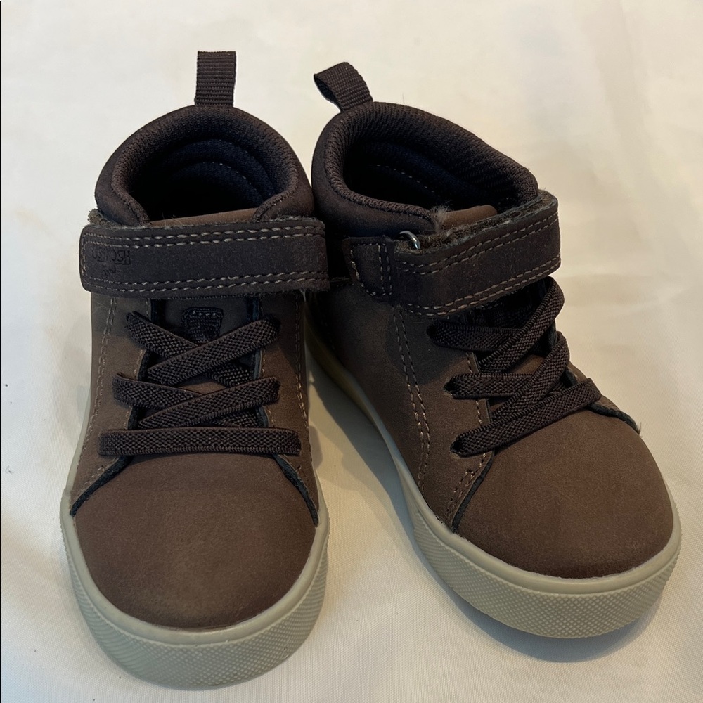 “🩷Bundle 4/$19” OshKosh Bgosh 6M (13cm) Brown Baby Walking Shoes